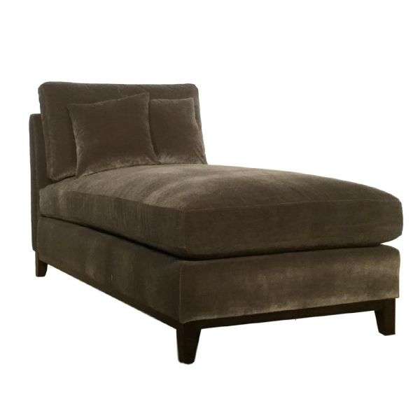 Pearson Chaise, Vintage Velvet Olive
