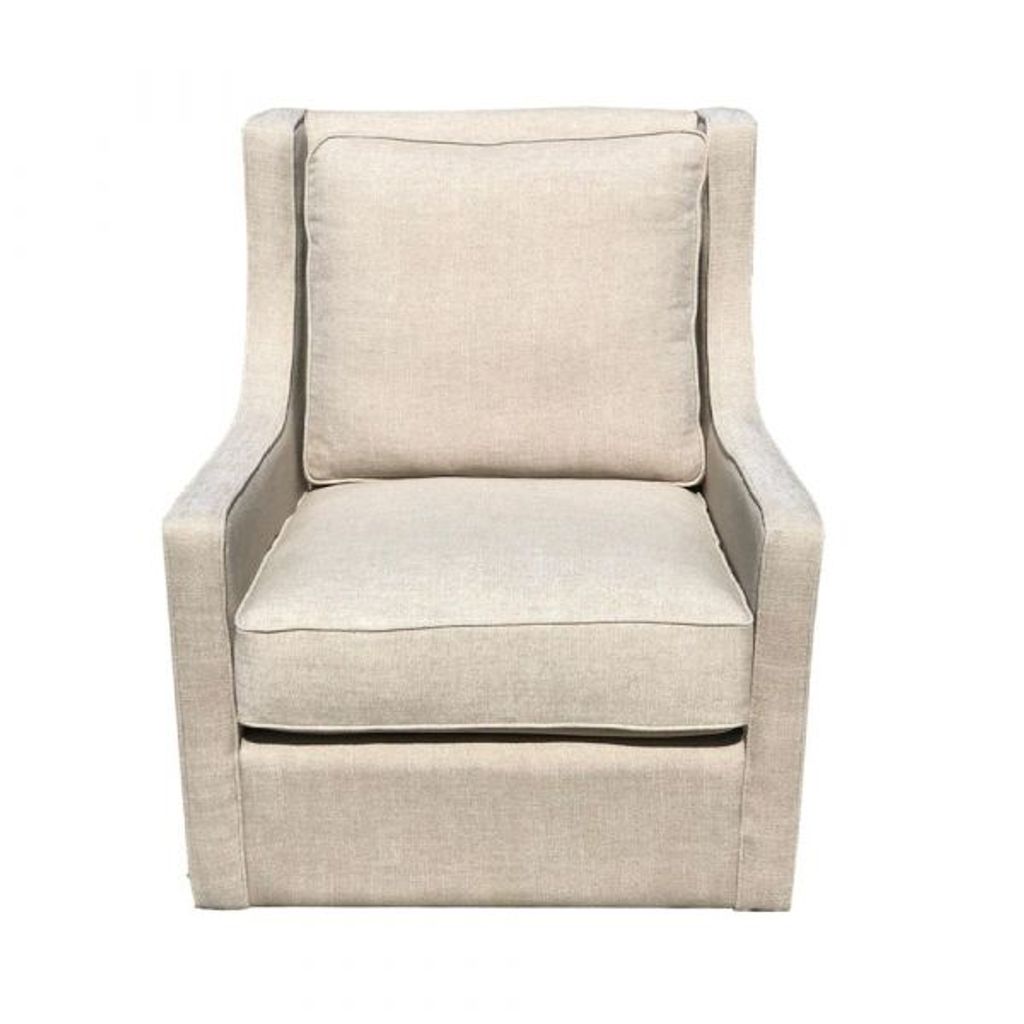 Preview image for Becket Swivel Glider, Linen Kw