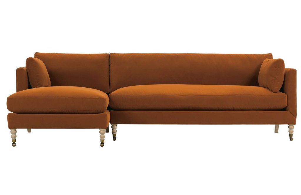 Madeline Sectional Left Seater End (Grade Aa), Nugget