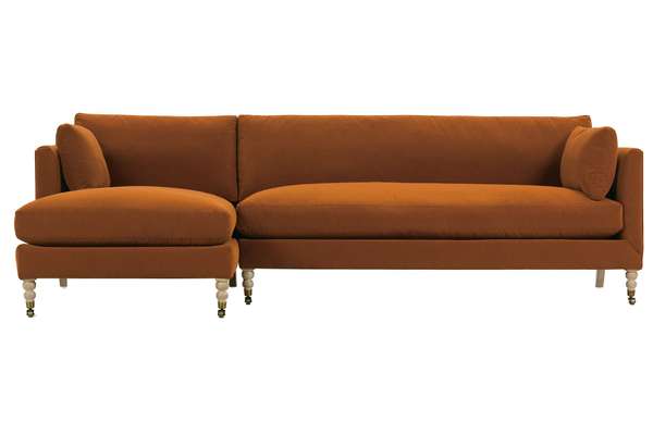 Madeline Sectional Left Seater End (Grade Aa), Nugget