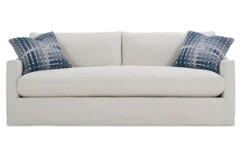 Bradford Slipcover Bench Cushion Sofa (Grade T), Almond