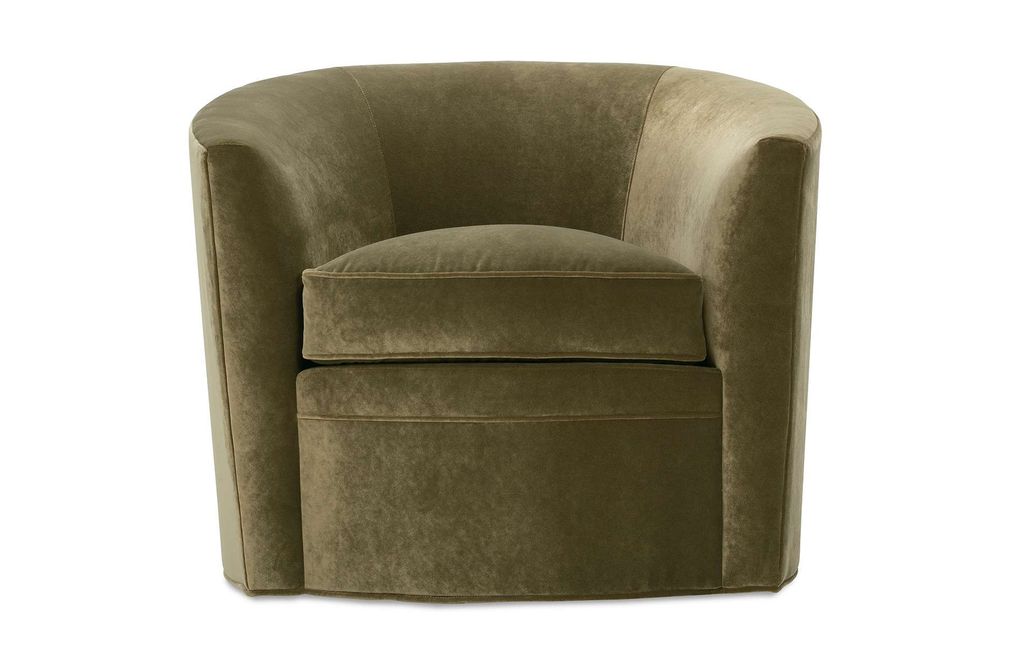 Baldwin Swivel Chair (Grade X), Adriatic Green