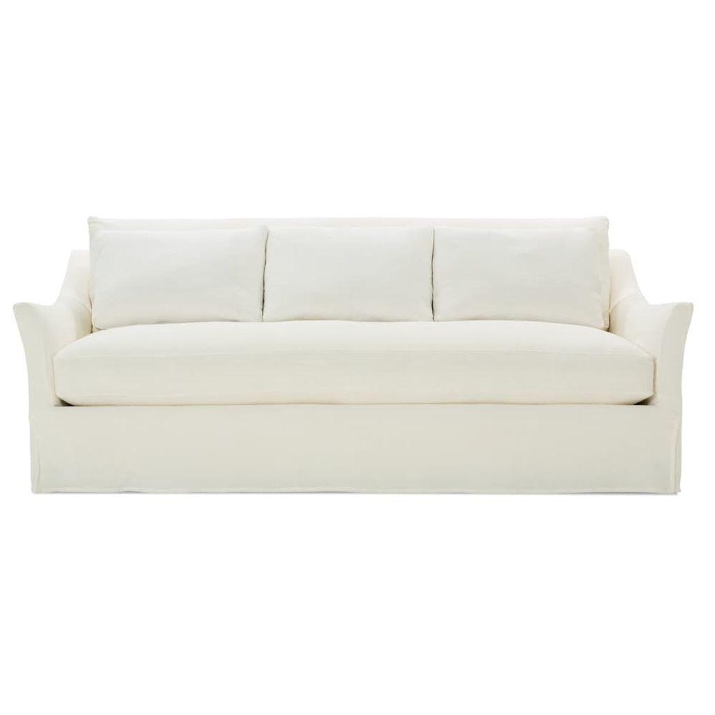 White 85" Moreau Slipcovered Sofa