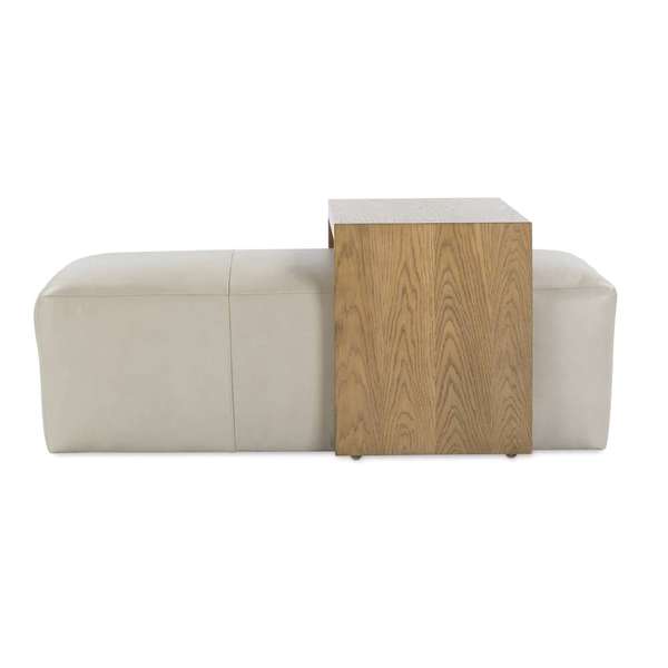 Grey Macon Ottoman