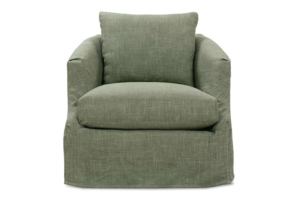 Preview image for Emmerson Slipcover Swivel Chair (Grade Mm), Sage