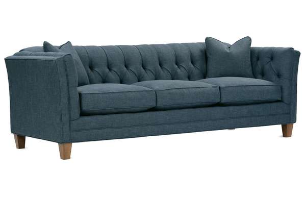 Robin Bruce Stevens Sofa With Carob Legs, Indigo