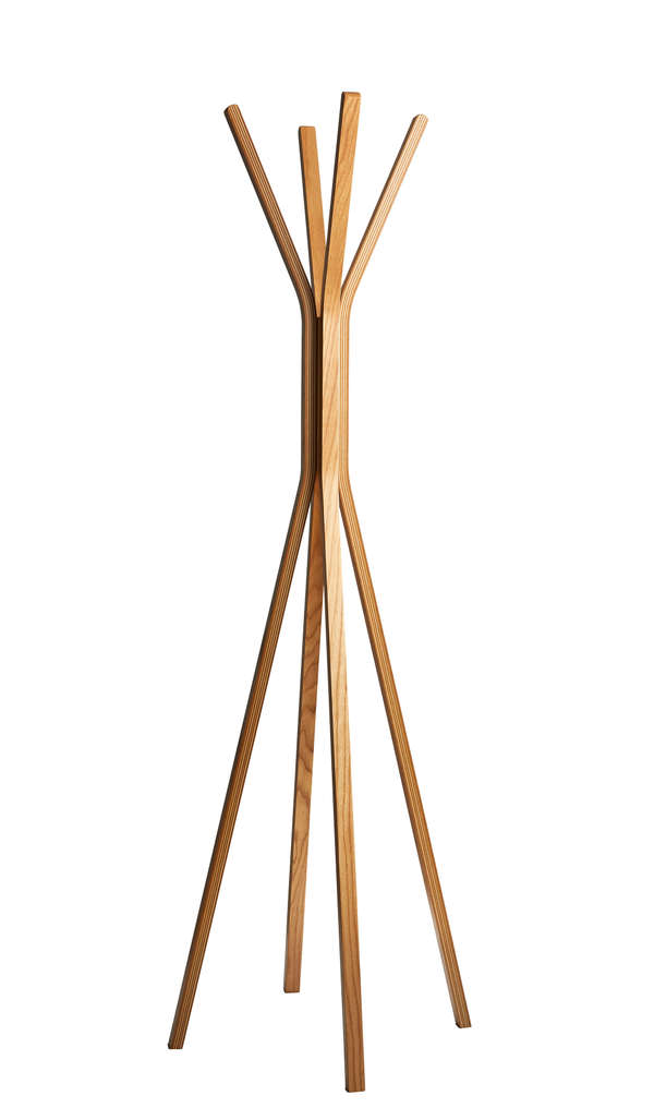 Toby Coat Rack, Natural Oak