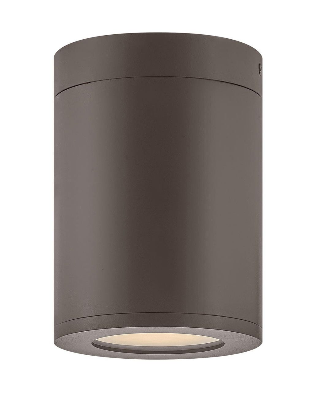 Bronze Cylinder Flush Mount
