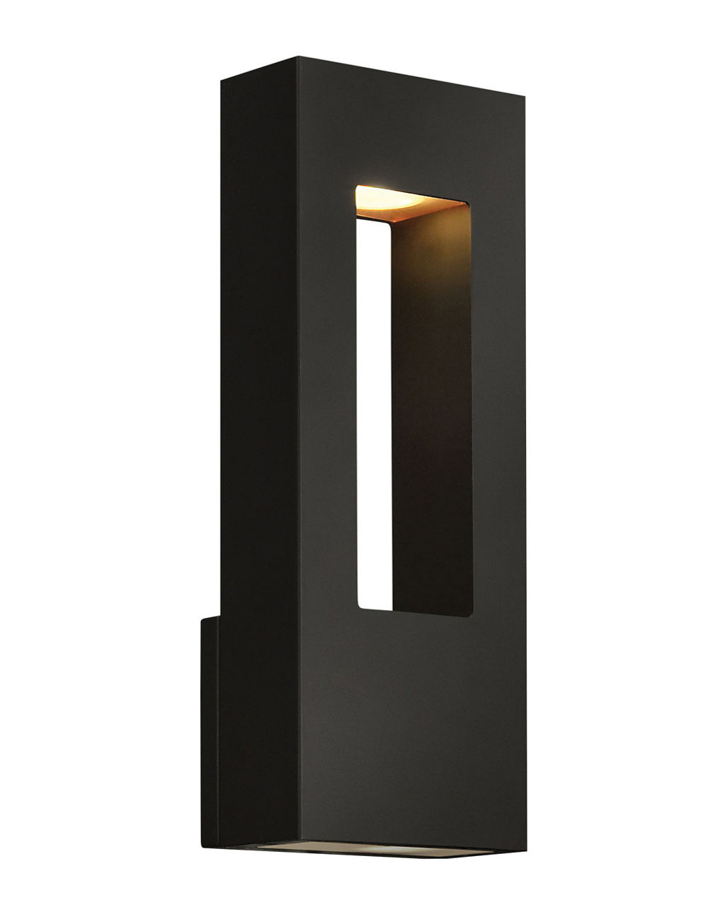 Preview image for Medium Wall Mount Lantern, Satin Black