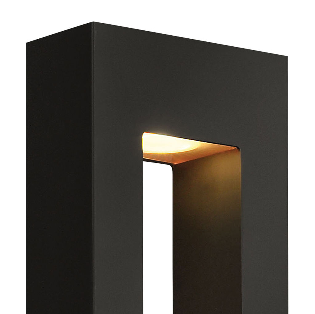 Medium Wall Mount Lantern, Satin Black