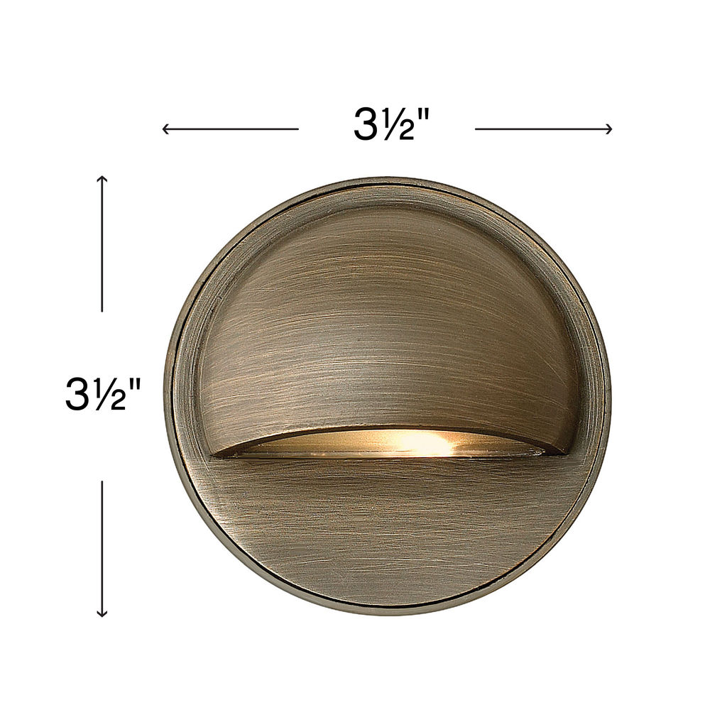 Hardy Island Round Eyebrow Deck Sconce