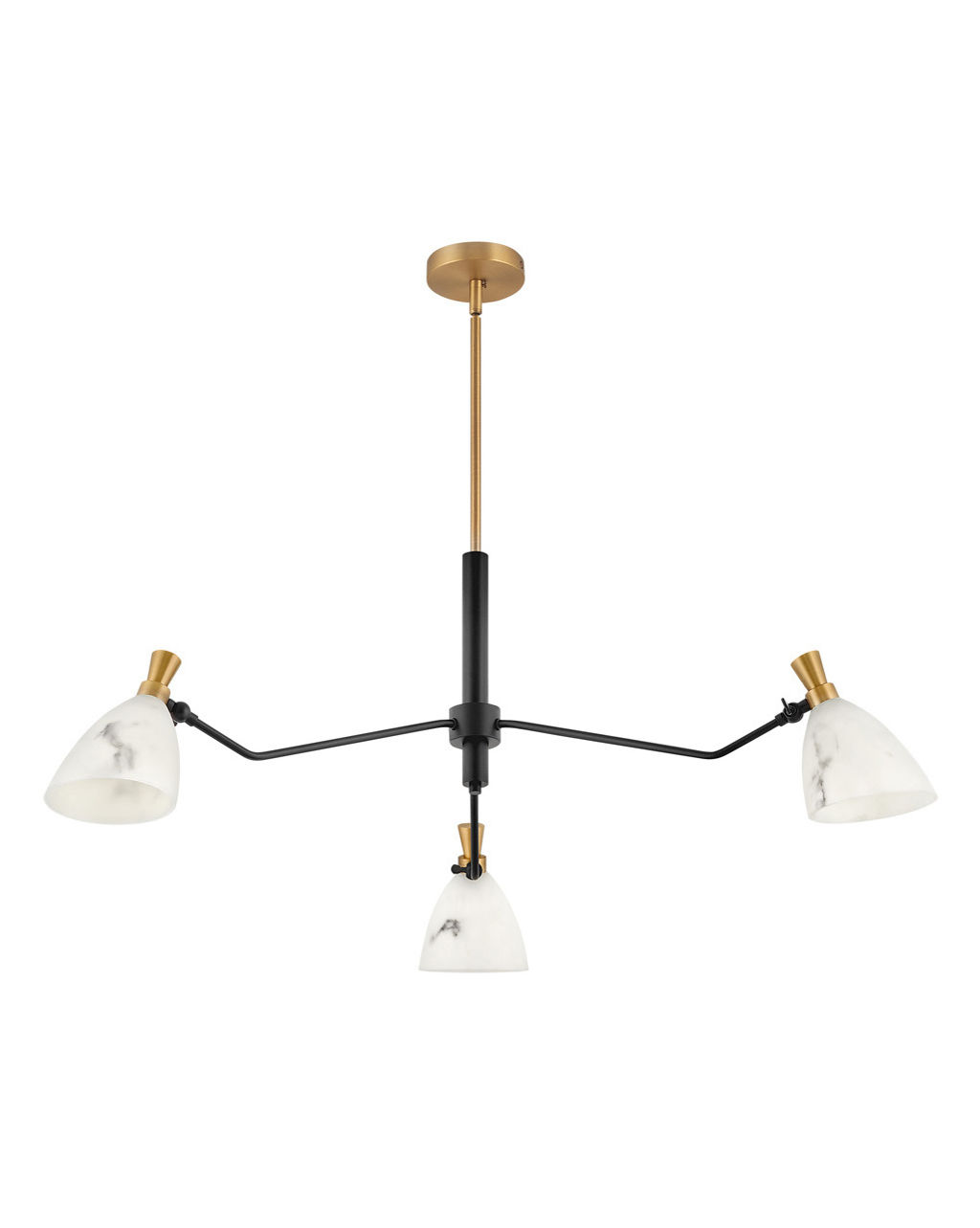Medium Single Tier, Heritage Brass