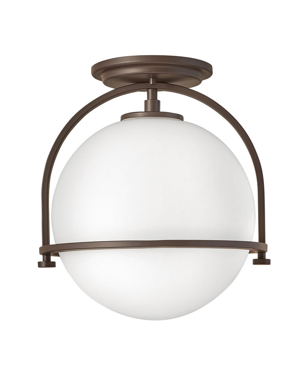 Preview image for Small Semi-Flush Mount, Buckeye Bronze