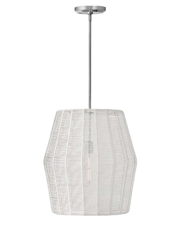Large Convertible Pendant, Polished Chrome