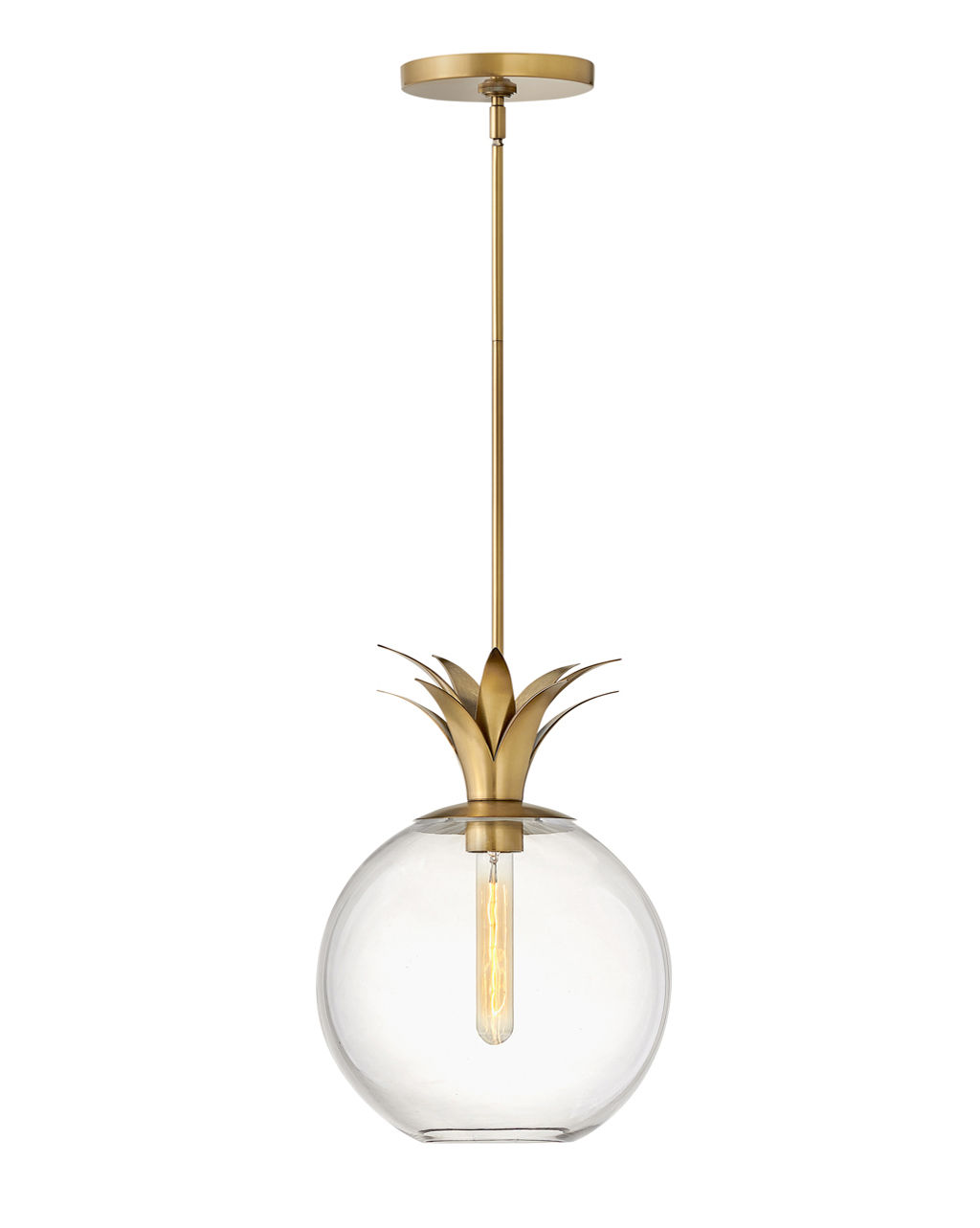 Preview image for Small Pendant, Heritage Brass
