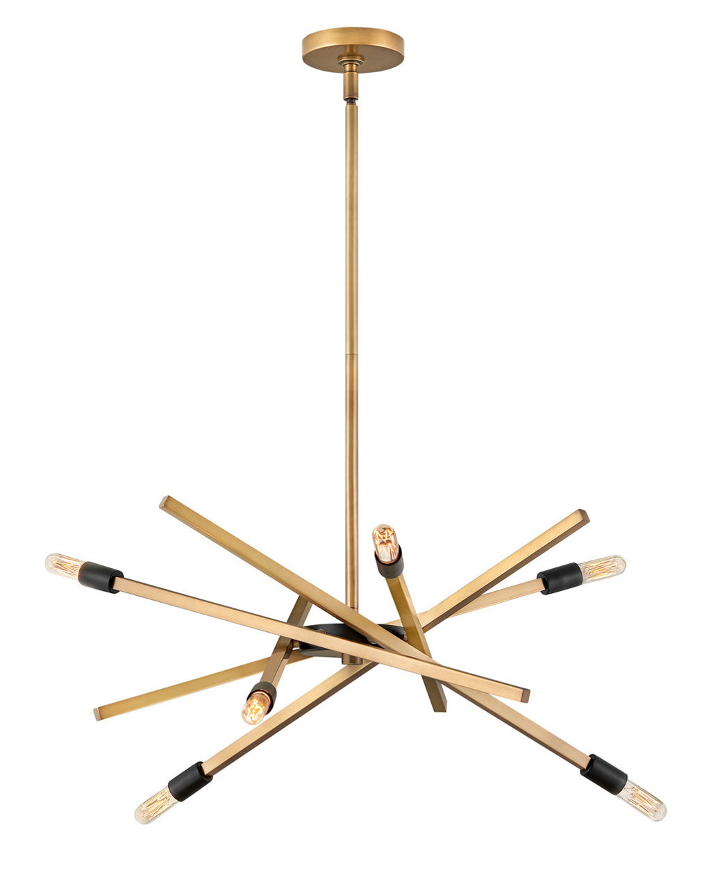 Medium Single Tier, 26" X 26", Heritage Brass