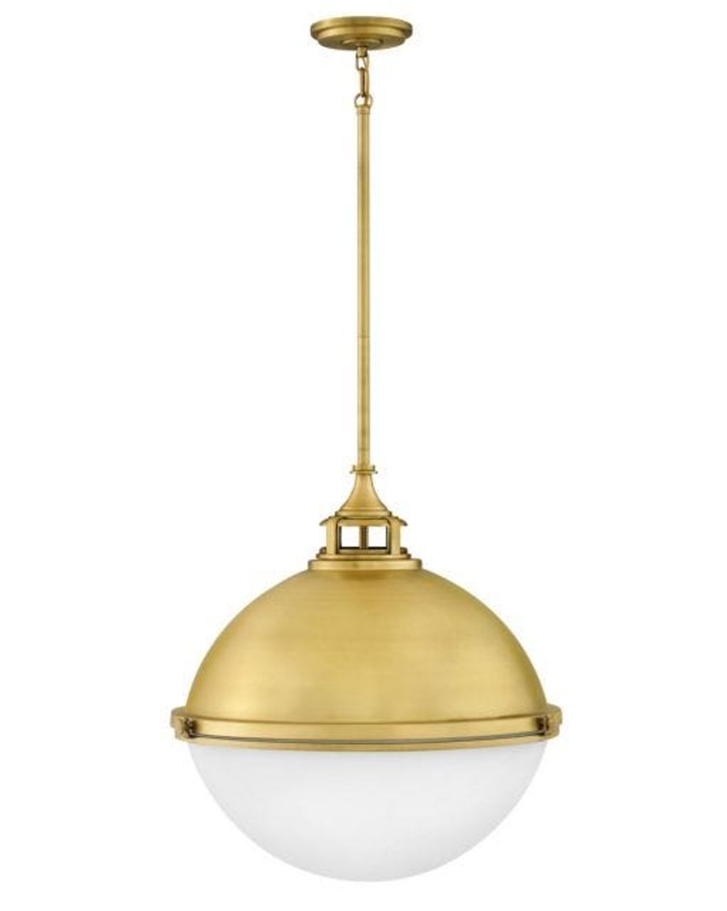 Preview image for Large Orb, 22" X 23", Satin Brass