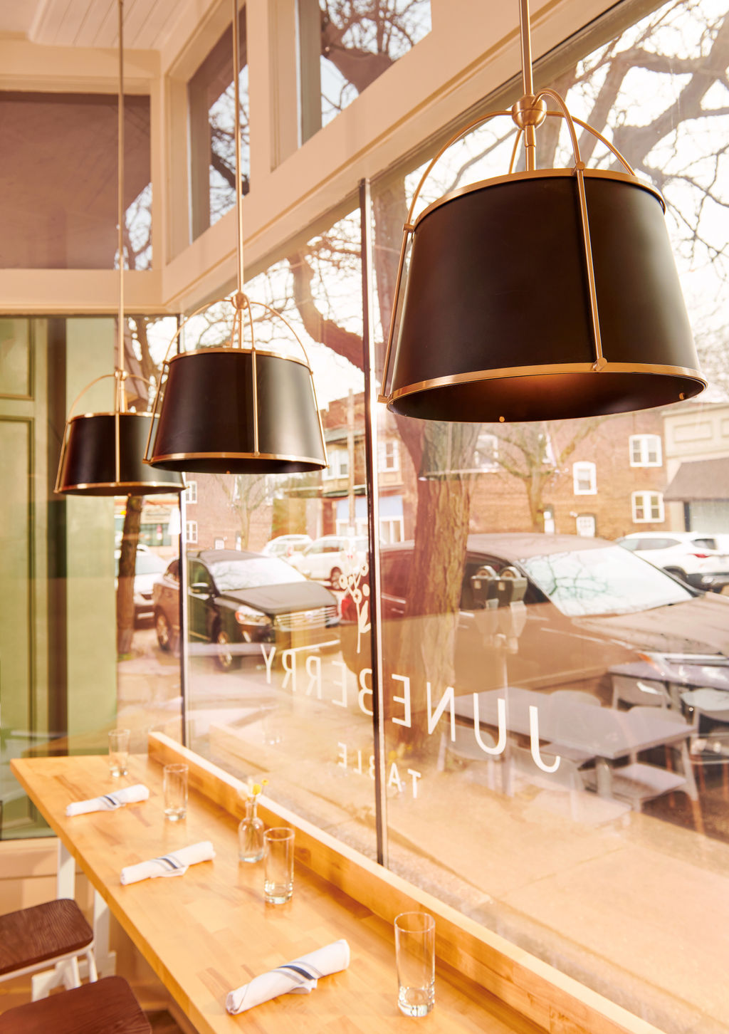 Large Pendant, 24.5" X 24.25", Lacquered Dark Brass