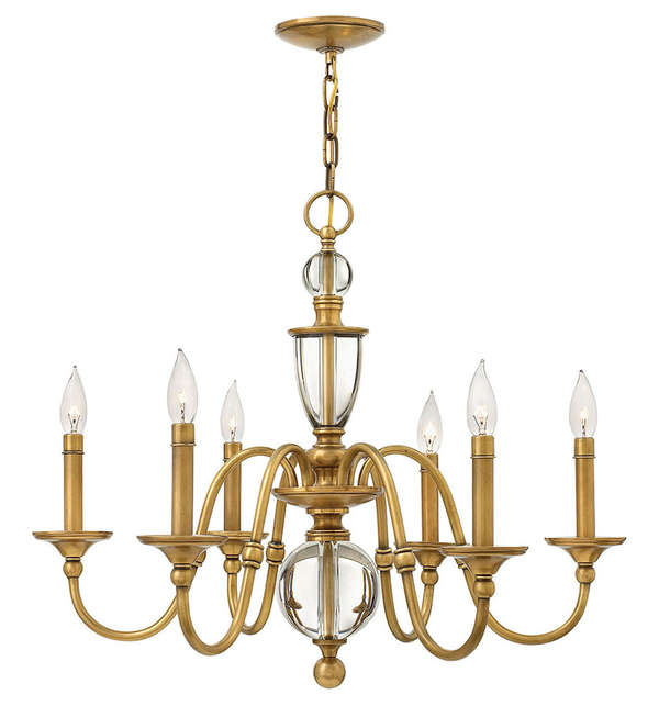 Small Single Tier, Heritage Brass