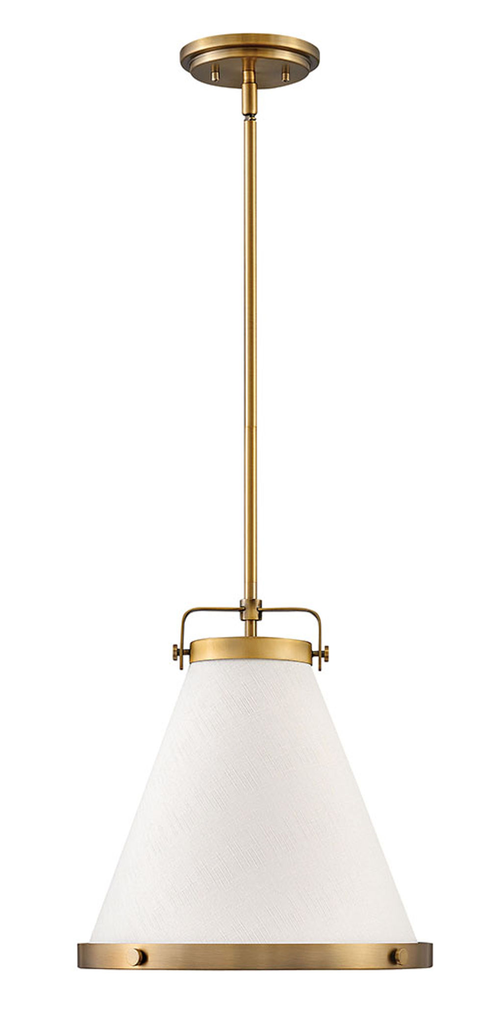 Small Pendant, Lacquered Brass
