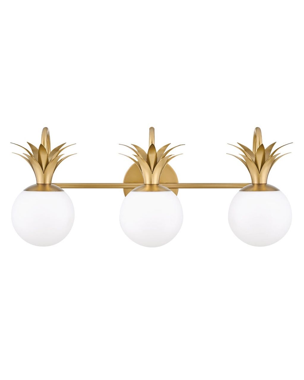 Three Light Vanity, 24" X 10.5", Heritage Brass
