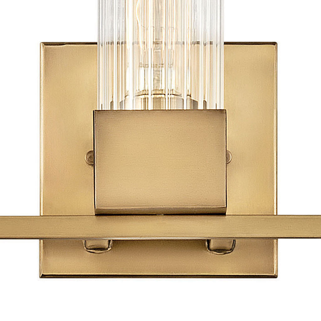 Three Light Vanity, 23" X 10", Heritage Brass
