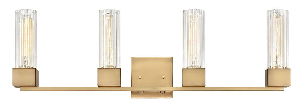 Preview image for Four Light Vanity, 32" X 10", Heritage Brass