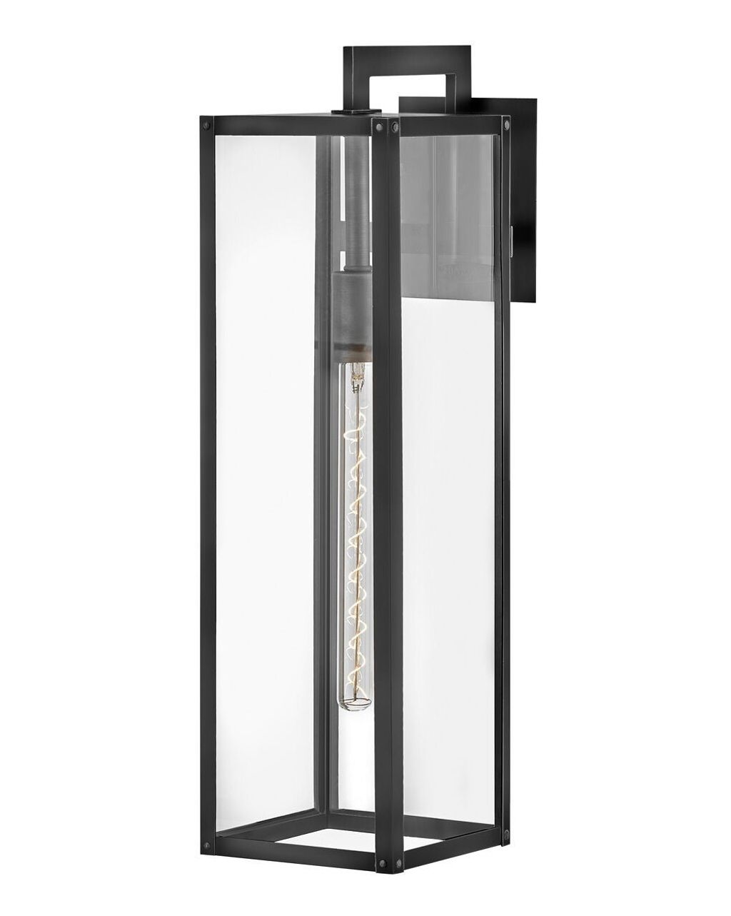 Preview image for Max 7" Large Wall Mount Lantern, Black