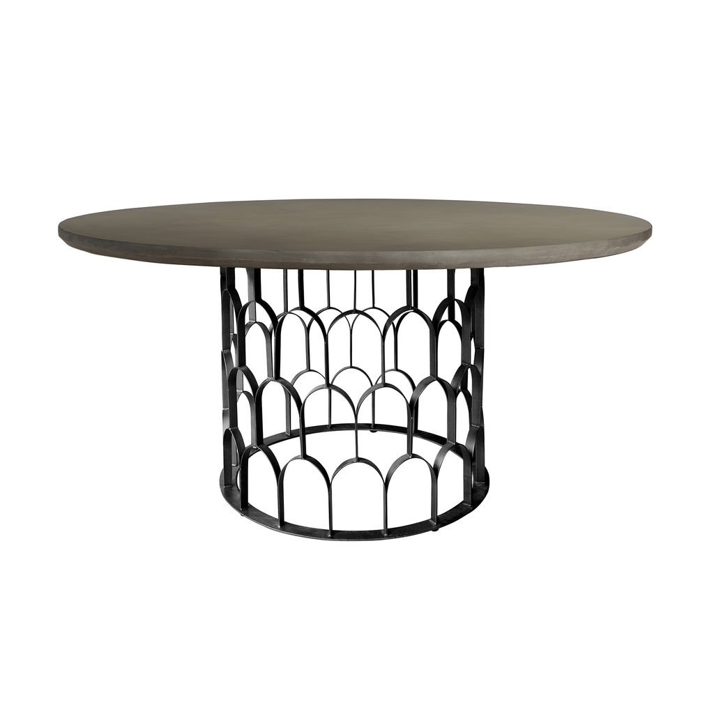 Preview image for Concrete And Metal Round Dining Table