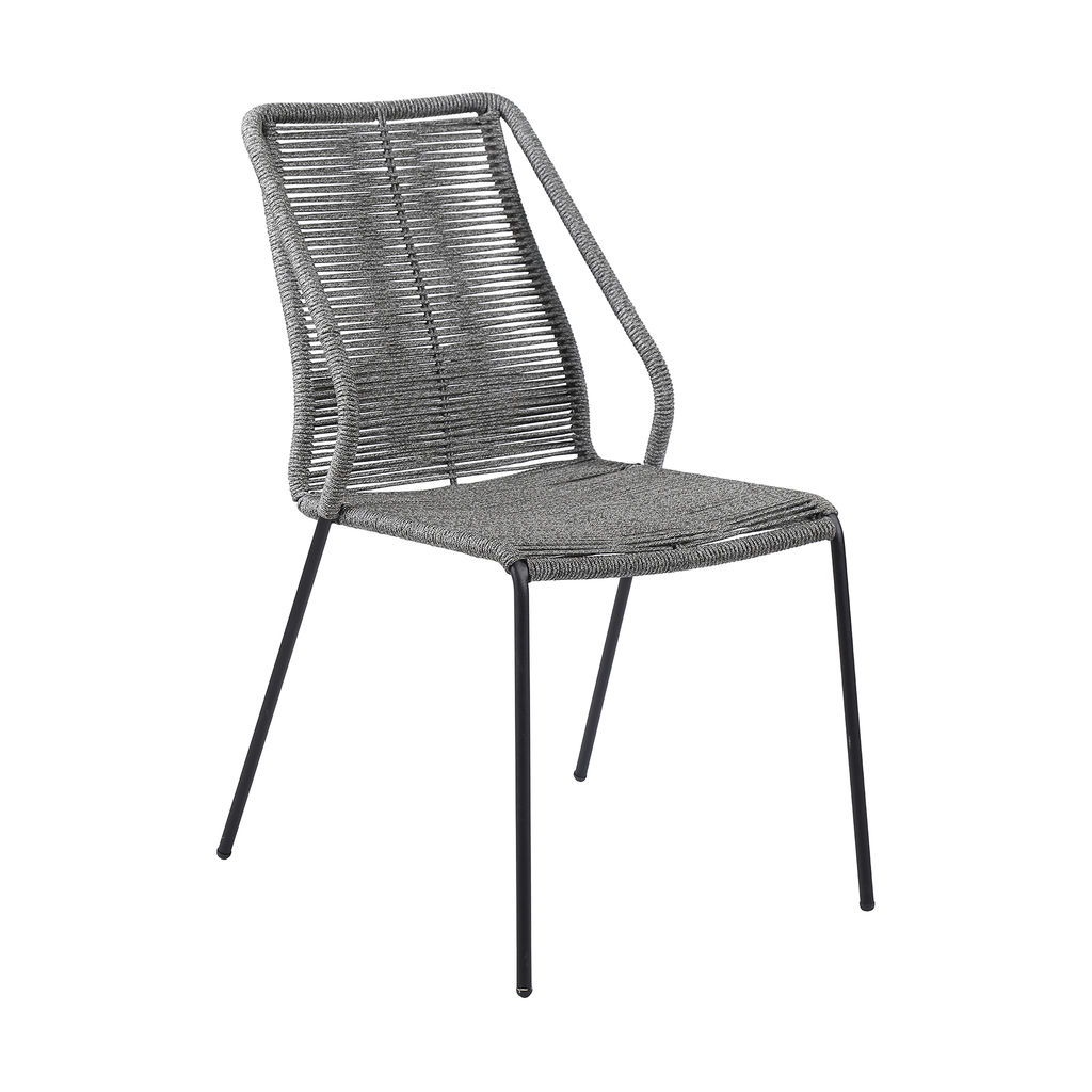 Fineline And Clip Indoor Outdoor 9 Piece Dining Set In Dark Eucalyptus Wood With Superstone And Grey Rope