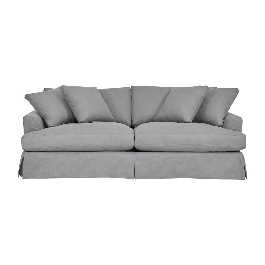 Preview image for Ciara 93" Upholstered Sofa In Slate Gray
