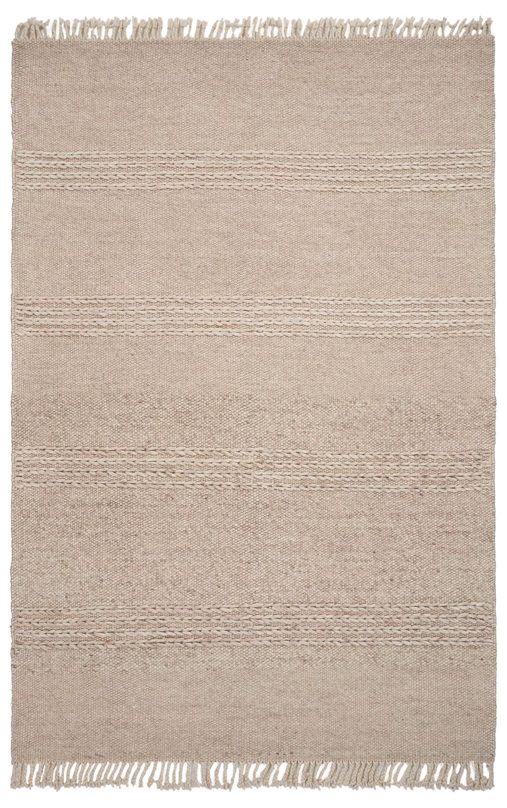 Maui 1340 Natural Cable Knit Area Rug, 7'9" X 9'9"