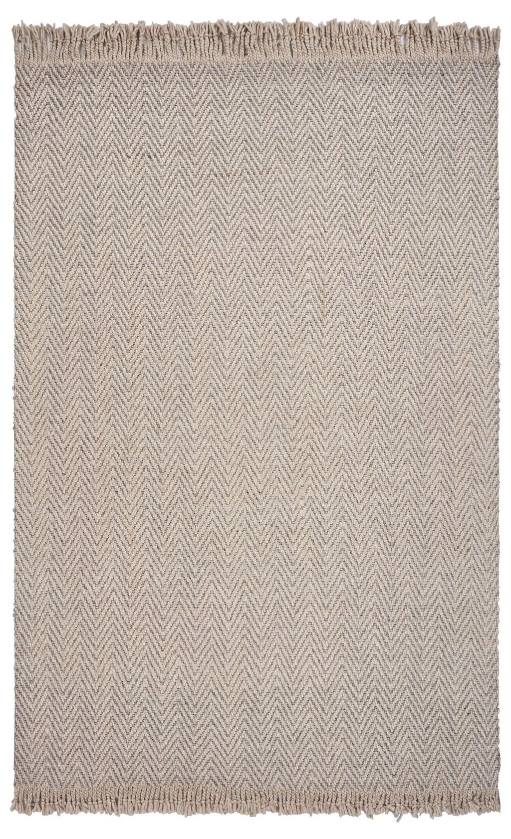 Maui 1343 Oatmeal Herringbone Area Rug, 7'9" X 9'9"