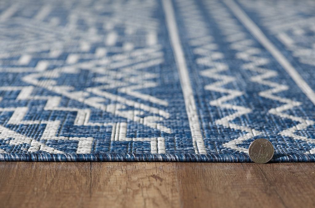 Provo 5778 Blue Quinn Area Rug, 7'10" X 10'10"