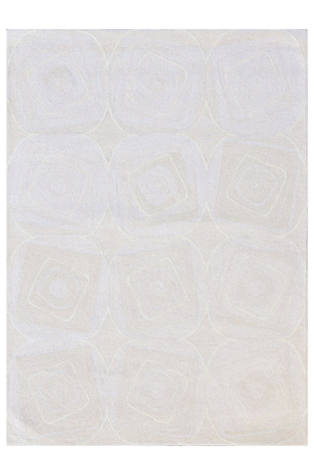 Serenity 1261 Ivory Geo Area Rug, 7'6" X 9'6"