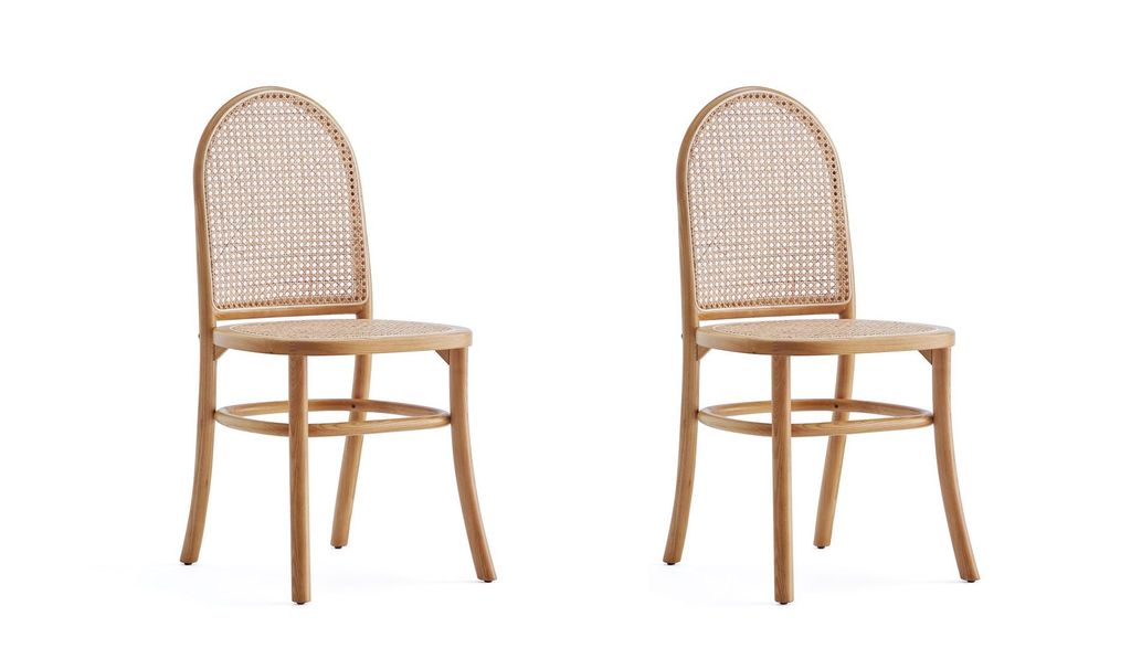 Preview image for Paragon Dining Chair 2.0 In Nature And Cane - Set Of 2