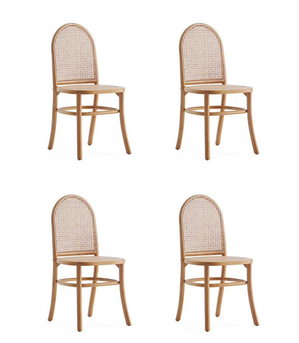 Preview image for Paragon Dining Chair 2.0 In Nature And Cane - Set Of 4