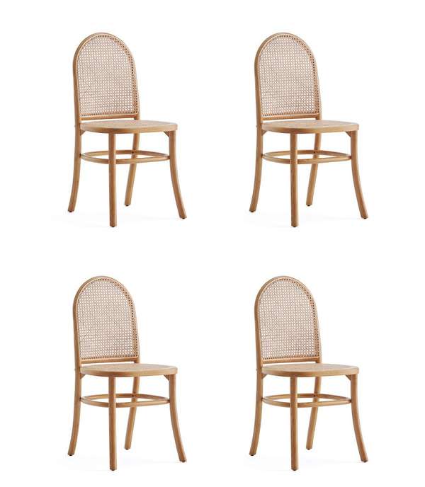 Paragon Dining Chair 2.0 In Nature And Cane - Set Of 4
