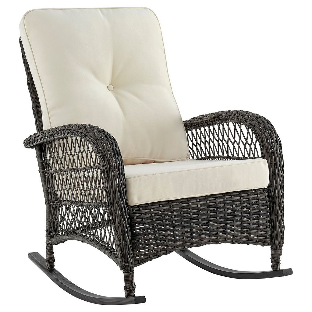 Preview image for Rattan Outdoor Rocking Chair