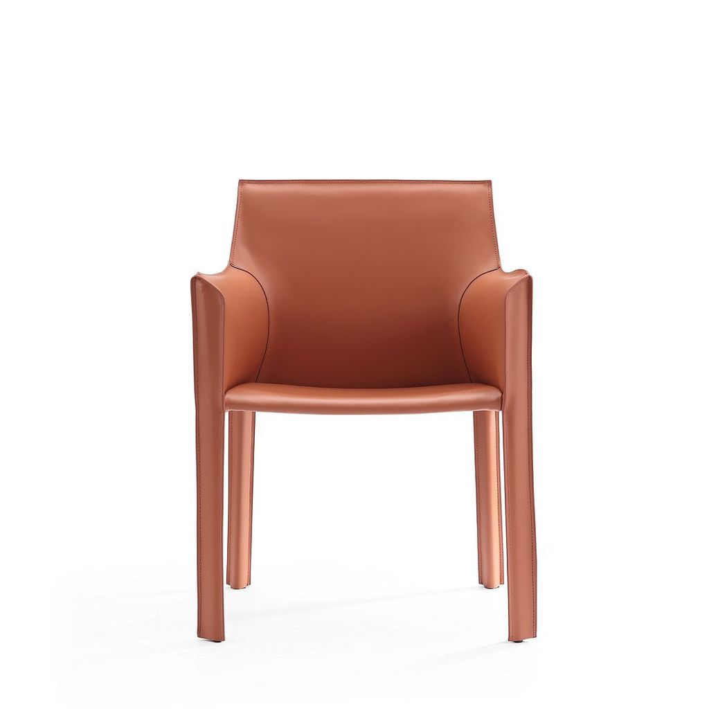 Vogue Clay Faux Leather Arm Chair