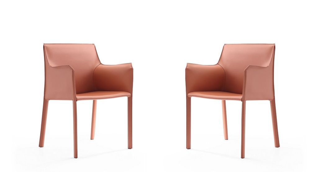 Preview image for Paris Clay Saddle Leather Armchair (Set Of 2)