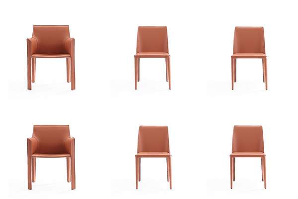 Paris Clay Dining Chairs (Set Of 6)