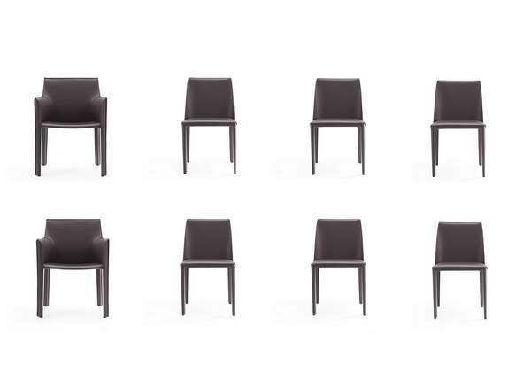 Paris Grey Dining Chairs (Set Of 8)
