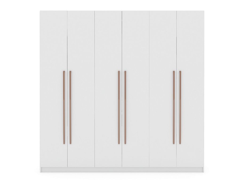 Preview image for Gramercy Modern Freestanding Wardrobe Armoire Closet In White