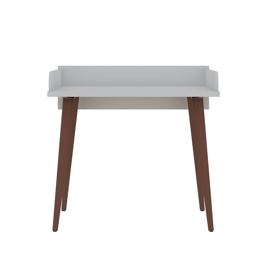 Preview image for Hampton 35.43 Home Office Desk With Solid Wood Legs In White