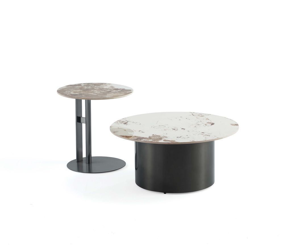 Preview image for Alondra Coffee Table And End Table Set Of 2 In Black
