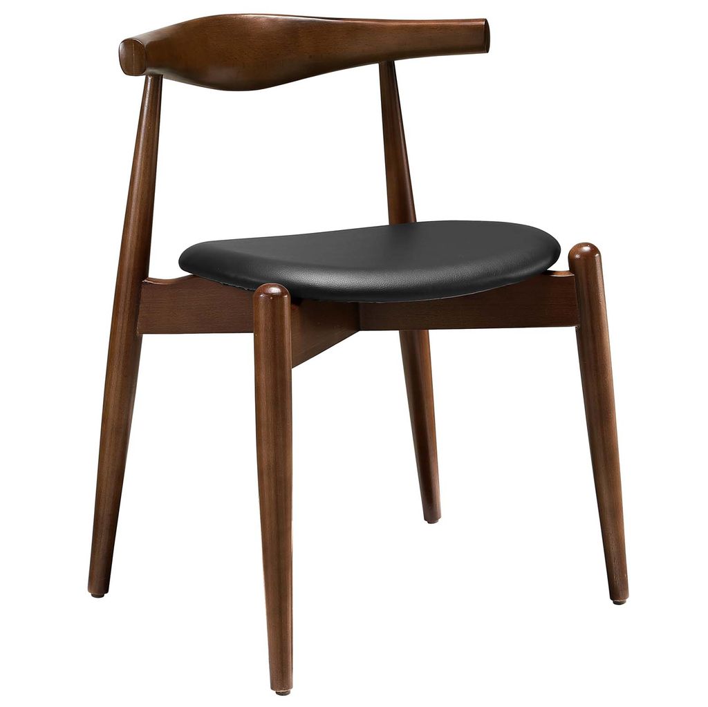 Preview image for Stalwart Dining Side Chair In Dark Walnut Black