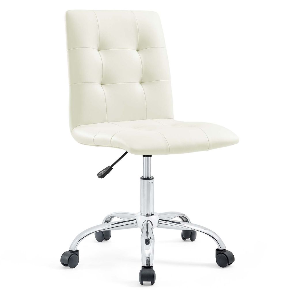 Preview image for Prim Armless Mid Back Office Chair In White