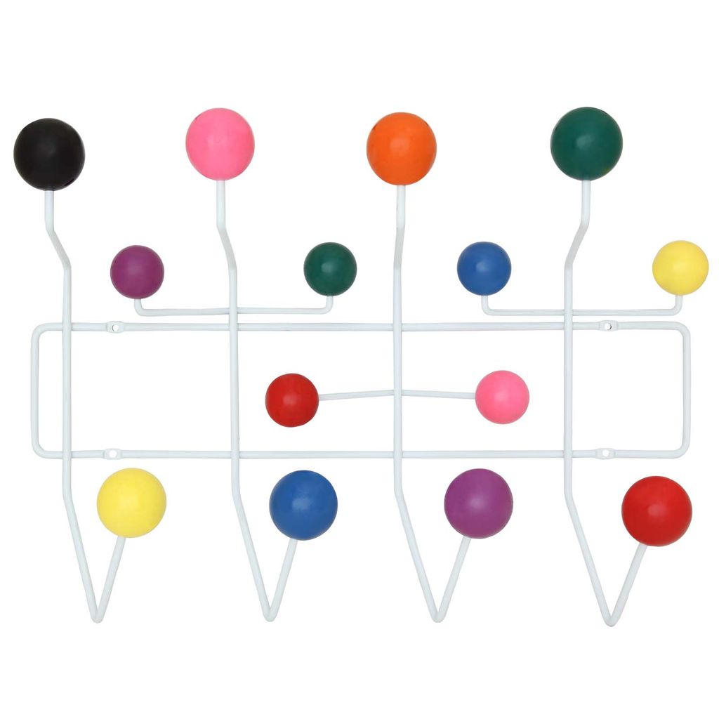 Gumball Coat Rack In Multicolored