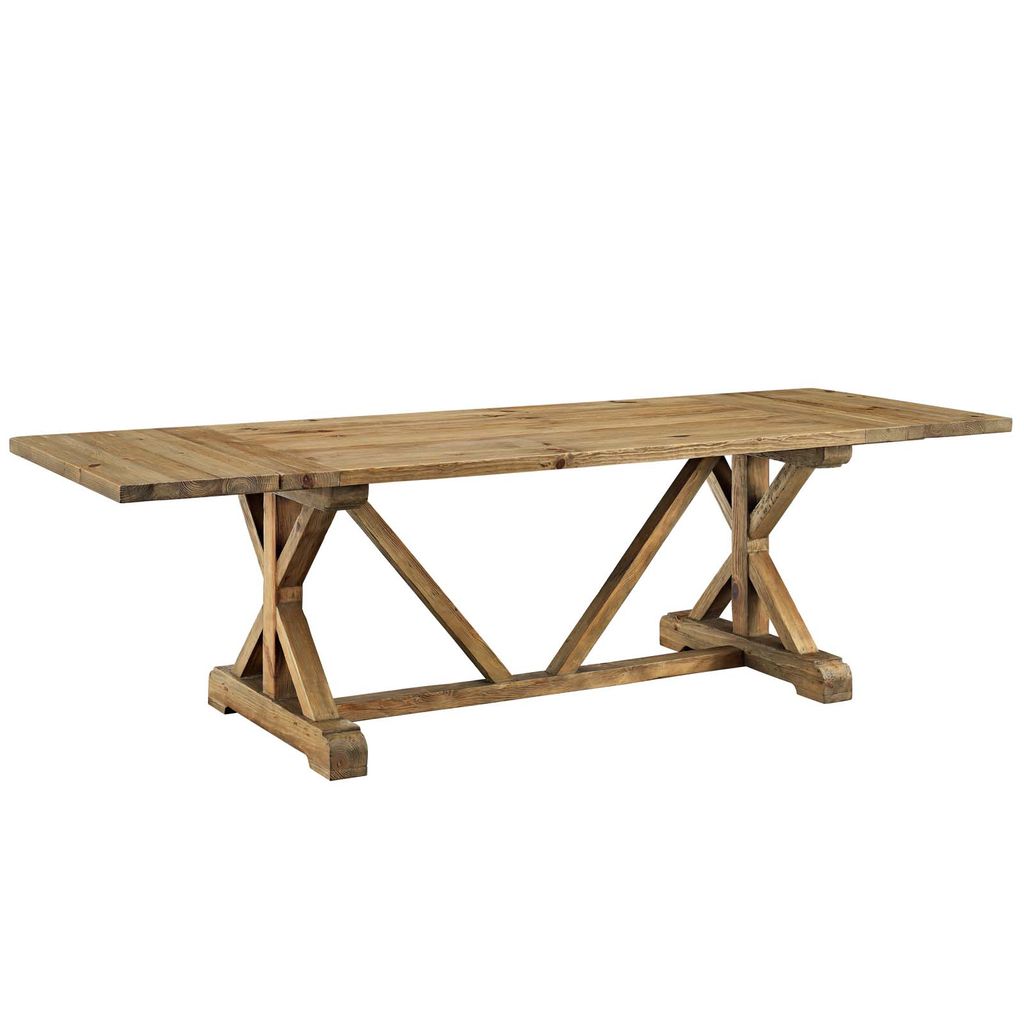 Preview image for Den Extendable Wood Dining Table In Brown